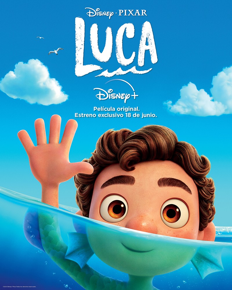 Mirá los pósters y el tráiler de Luca la nueva película de Disney y