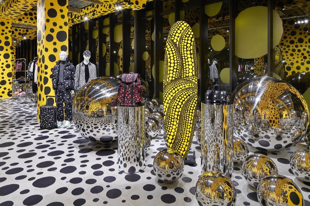 El Arte De Yayoi Kusama Protagoniza Una Incre Ble Pop Up Store De Louis