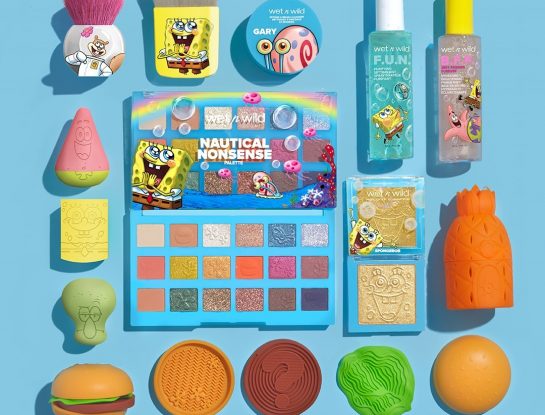 Bob Esponja inspira una colección de maquillaje a todo color y diseño animado