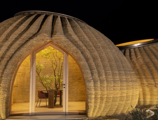 Una casa orgánica construida con impresión 3D (hogar, sustentable, hogar)