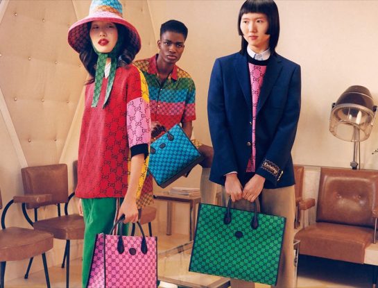 Gucci usó todos los colores de la temporada en una misma colección
