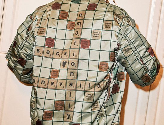 Una colección inspirada en el Scrabble (diseño con todas las letras)