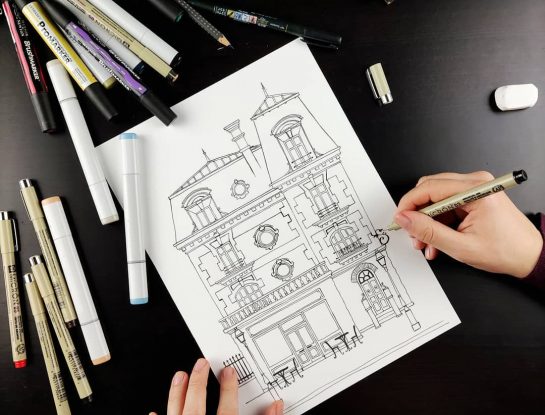 Ilustración y música para relajar: un encantador mix de diseño y arte