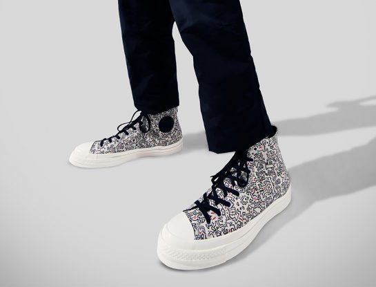 Mirá cómo el arte del Keith Haring volvió a salir a la calle (en zapatillas)
