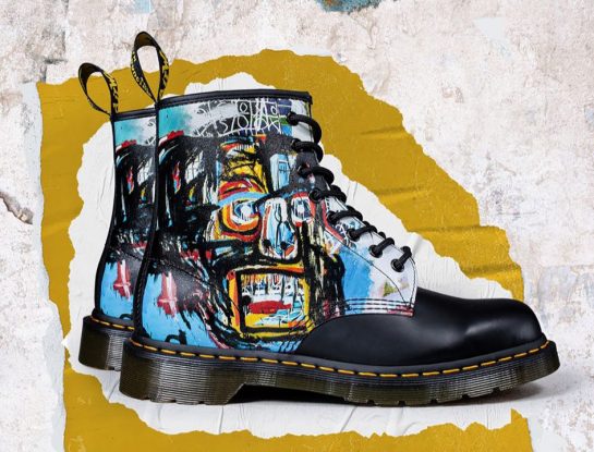 El arte tiene las botas (y los zapatos) bien puestas con el sello de Basquiat