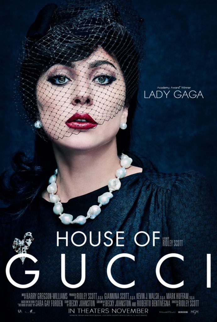 Lady Gaga en el póster de House of Gucci. 