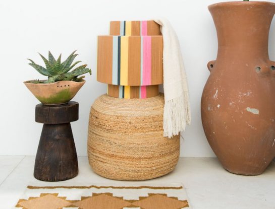 Objetos de diseño artesanal nacidos y creados en la Tierra