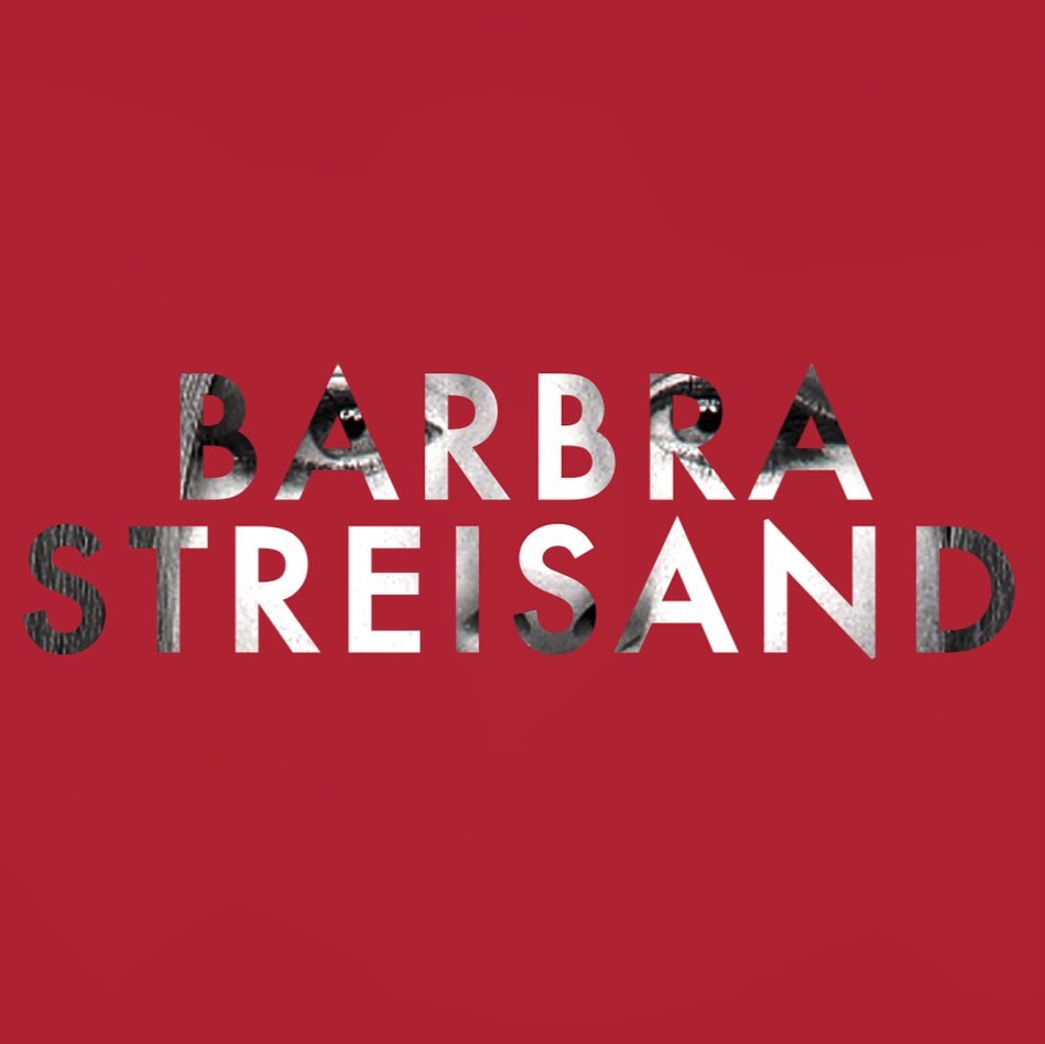 Otra pieza de diseño gráfico alrededor del nuevo álbum de Barbra Streisand. 