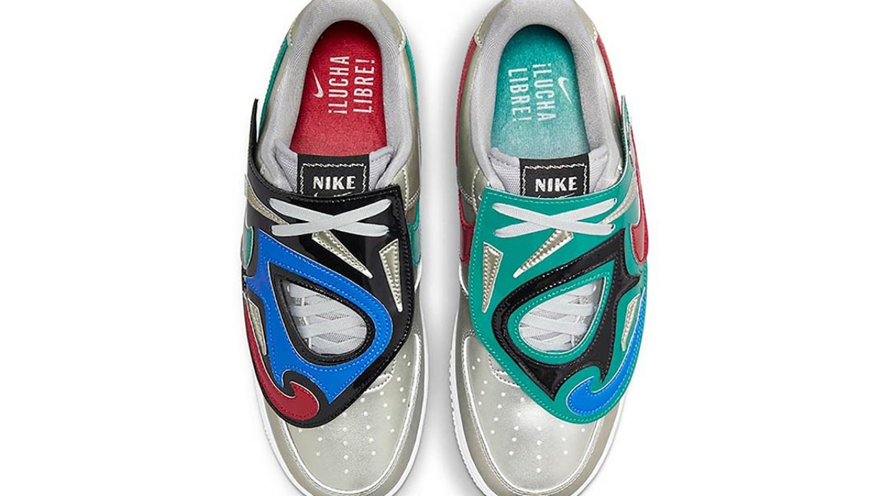 Así son las nuevas zapatillas de Nike tributo a la lucha libre mexicana –
