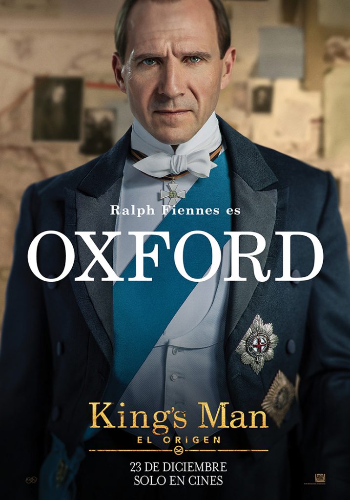 Ralph Fiennes, protagonista de King´'s Man El Origen 