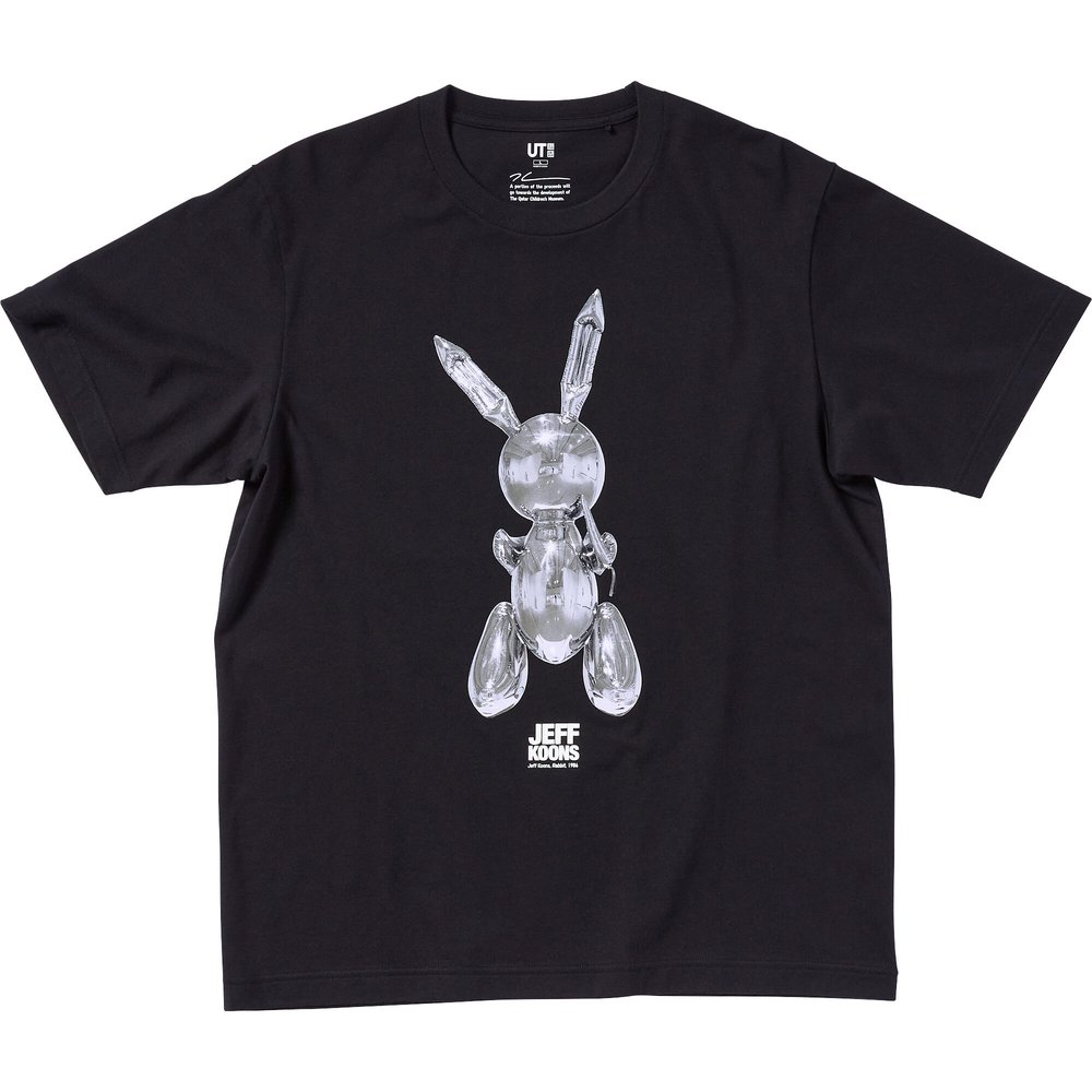 "Rabbit" de Jeff Koons en la nueva colección de Uniqlo.
