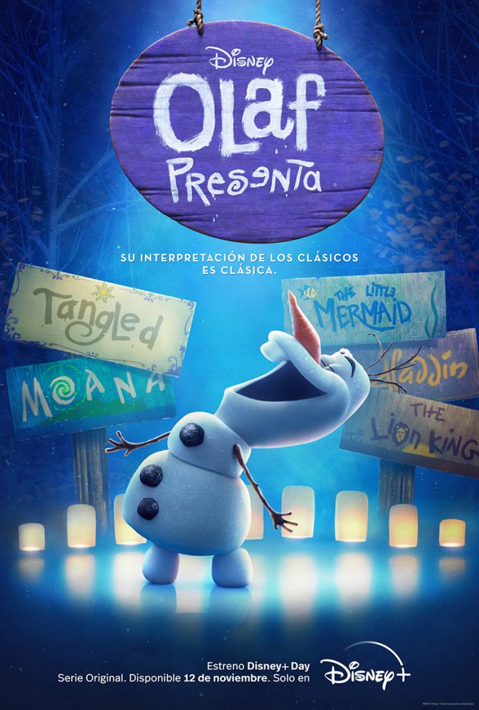 El póster de "Olaf Presenta". 