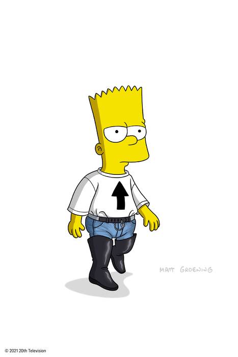 Bart, modelo de Balenciaga. 