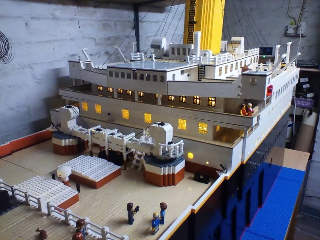 El kit de Titanic, uno de los lanzamientos más esperados de Lego. 