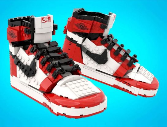 Lego lanzó una colección de zapatillas de Air Jordan