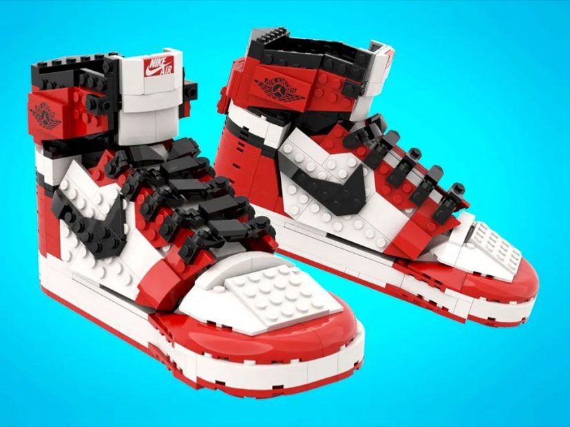 Lego lanzó una colección de zapatillas de Jordan
