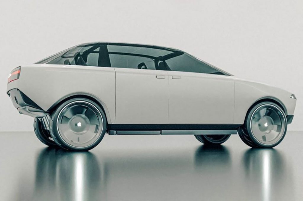 El Apple Car diseñado por Vanarama. 