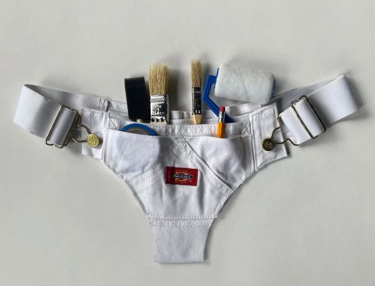 La sorprendente colección de Nicole McLaughlin de ropa interior upcycling