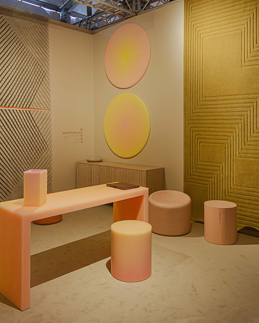 "Material Block", el espacio en el que participó Julia Tonconogy en Design Miami.