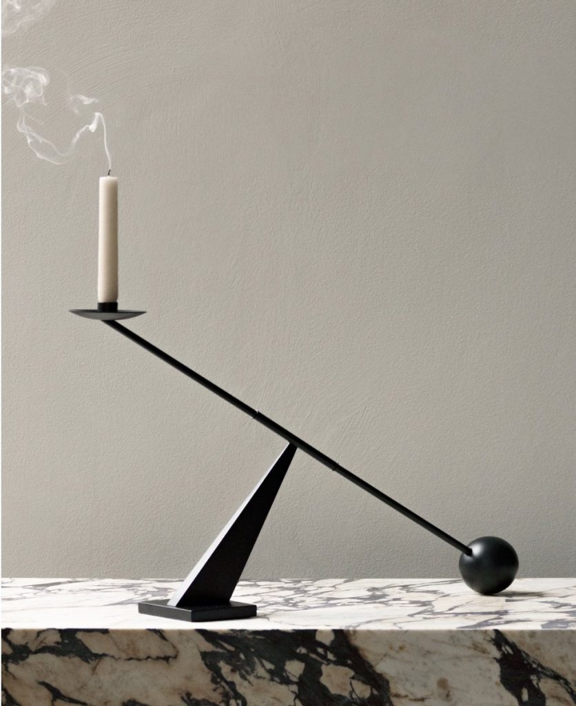 El candelabro de Colin King diseñado para Menú Space. 