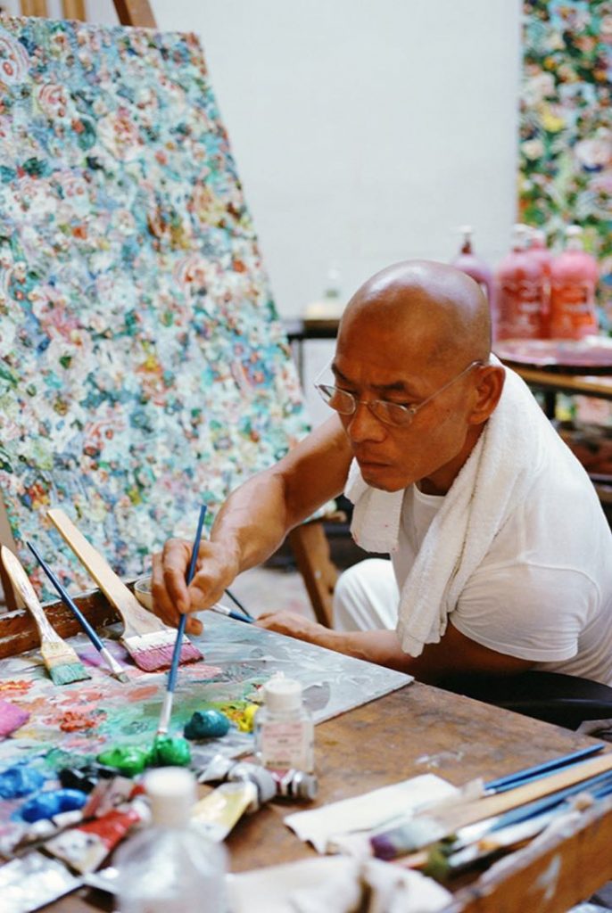 El artista chino Zhang Huan en “Dior Lady Art Project”. 