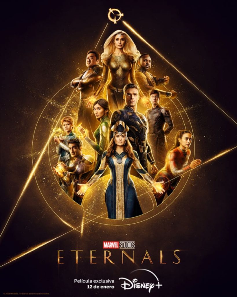 Eternals es el estreno cinematográfico más reciente de Marvel Studio. 