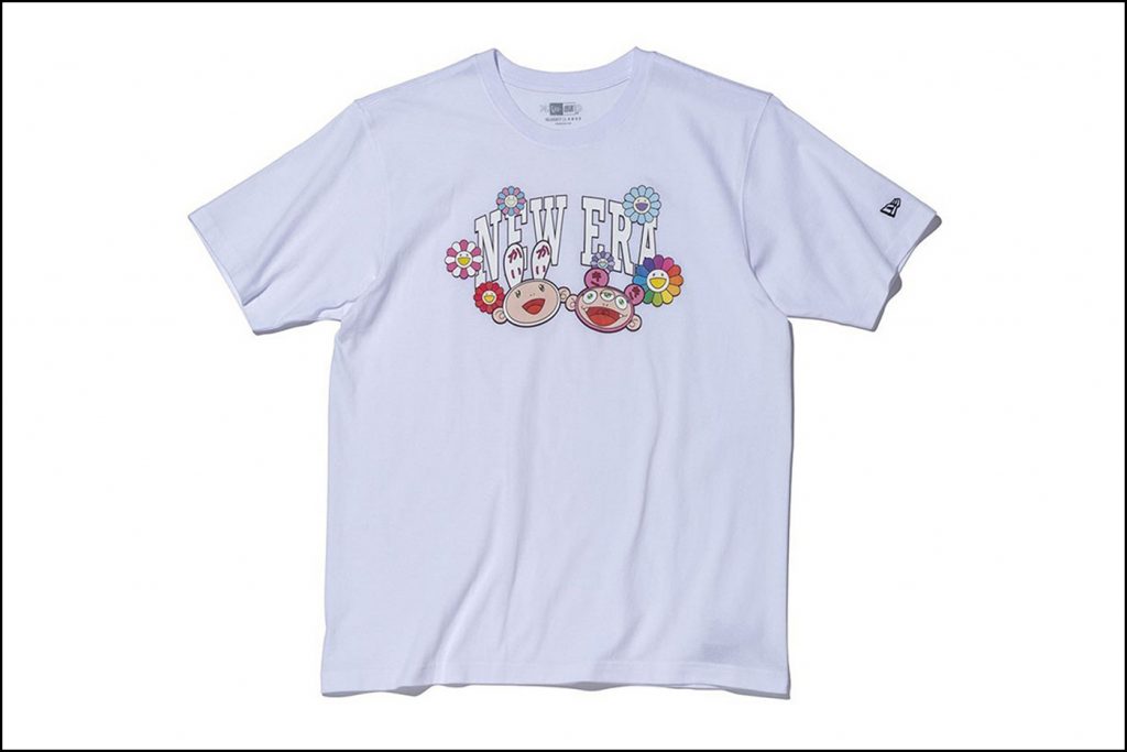La colección Takashi Murakami x New Era incluye camisetas. 