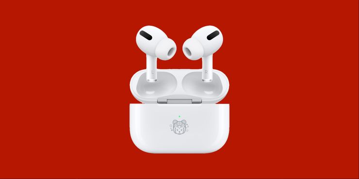 Loa audífonos inalámbricos AirPods de Apple celebran el Año del Tigre.