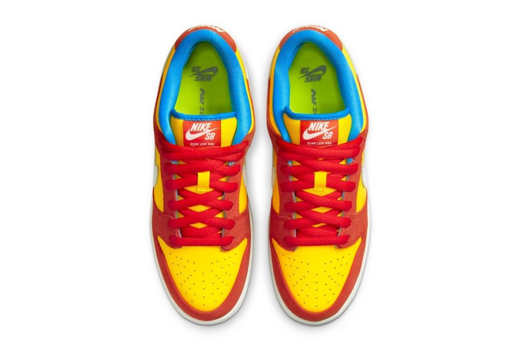 Las zapatillas Nike SB Dunk “Bart Simpson”. 