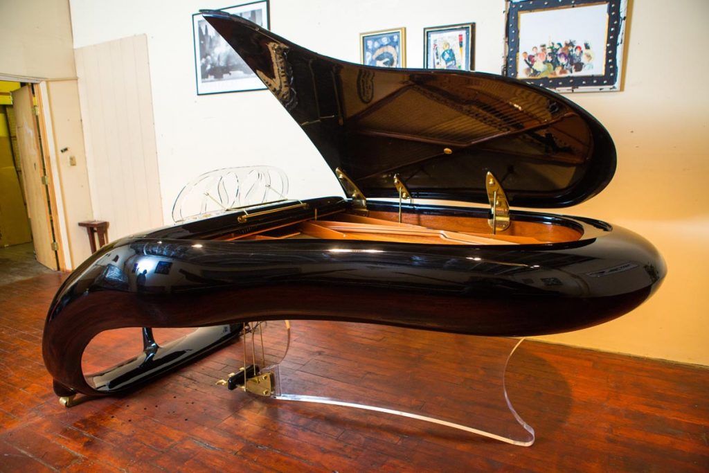 El piano Pegasus es la joya de la colección de Pianos de Arte Schimmel.