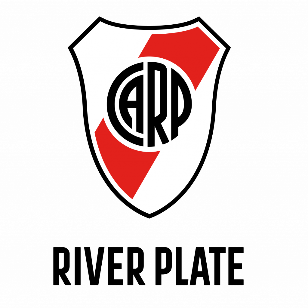 El escudo renovado de River Plate. 