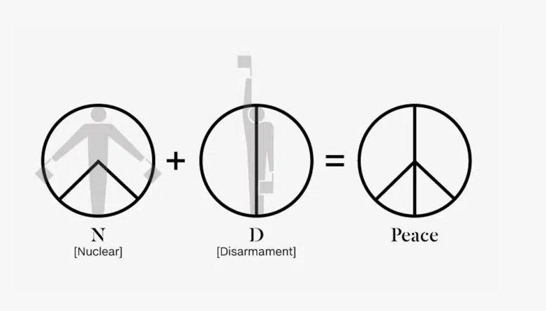 El lenguaje de los marineros, clave del diseño del símbolo de la paz. 
