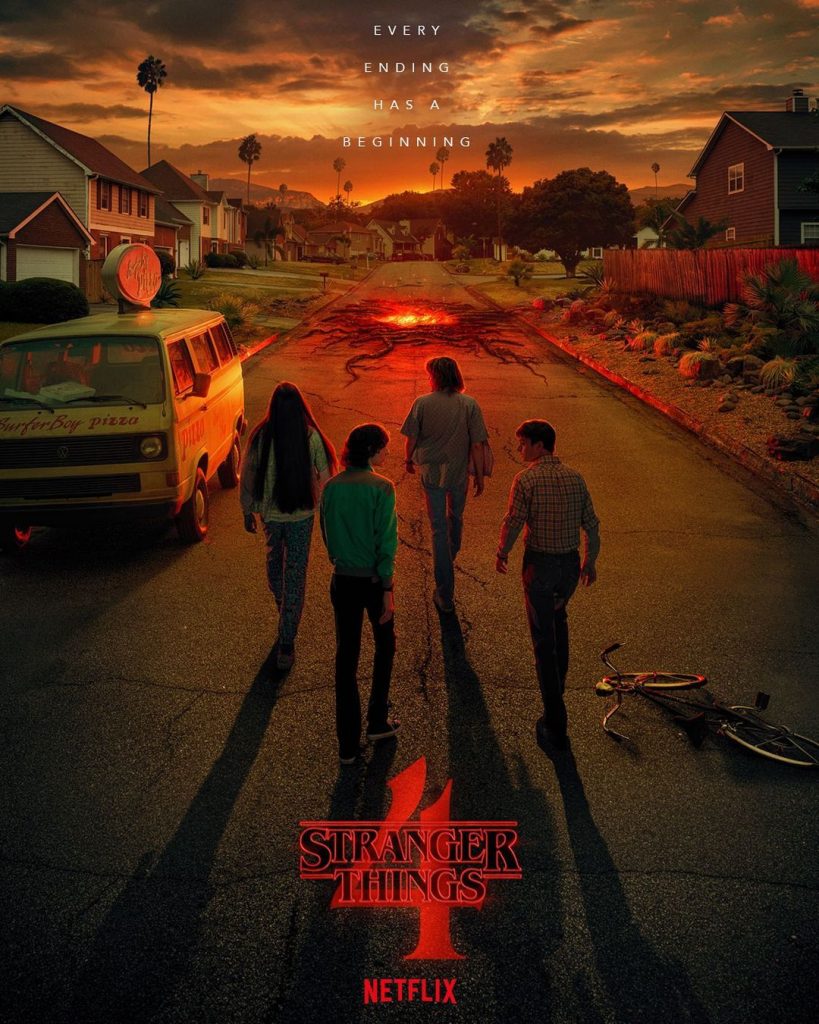 El anticipo incluye afiches con diferentes locaciones de Stranger Things 4. 
