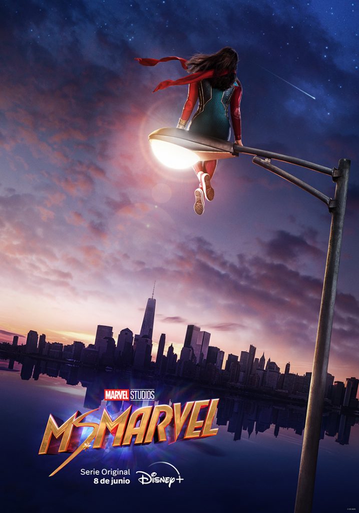 El póster oficial de "Ms. Marvel". 