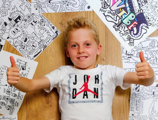 Joe Whale “The Doodle Boy”: el artista más joven y viral contratado por Nike