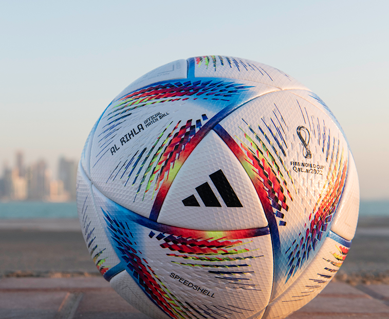 Así es Al Rihla, la pelota oficial de la Copa Mundial FIFA Qatar 2022 –  PuroDiseño