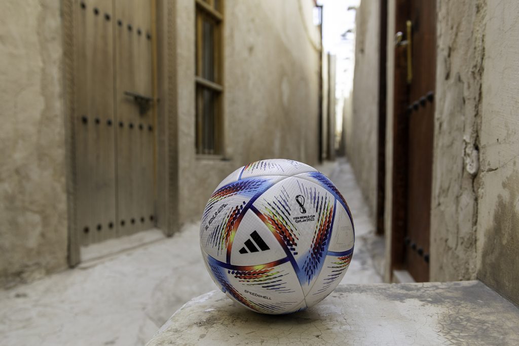 Al Rihla, la pelota oficial de la Copa Mundial de la FIFA Qatar 2022.