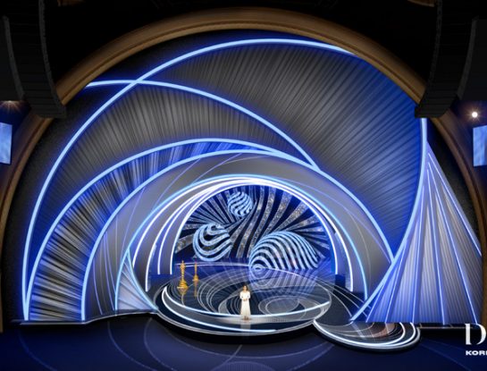 Así se iluminó el escenario de los Premios Oscar 2022 ¡con 90 mil cristales Swarovski!