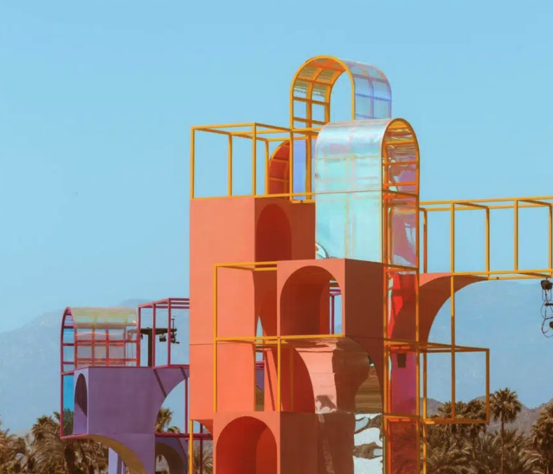 Playground, a todo color y diseño, otro ícono de Coachella 2022. 