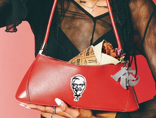 KFC tiene su propia cartera e inaugura la era del “fast diseño” (para llevar comida rápida y bien caliente)