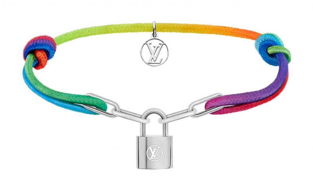 Pulsera Silver Lockit arcoíris de Louis Vuitton.  
