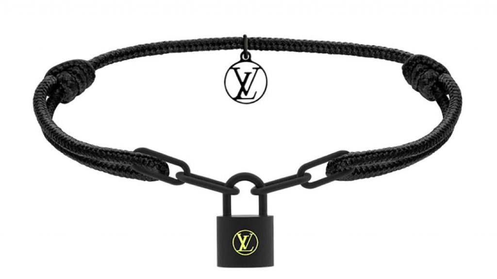 Pulsera Silver Lockit en total black de Louis Vuitton.  