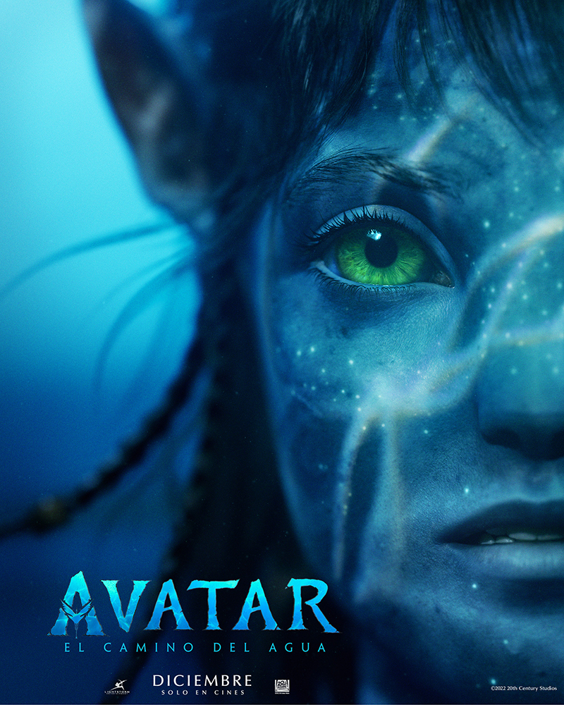 Póster oficial de “Avatar: el camino del agua”.