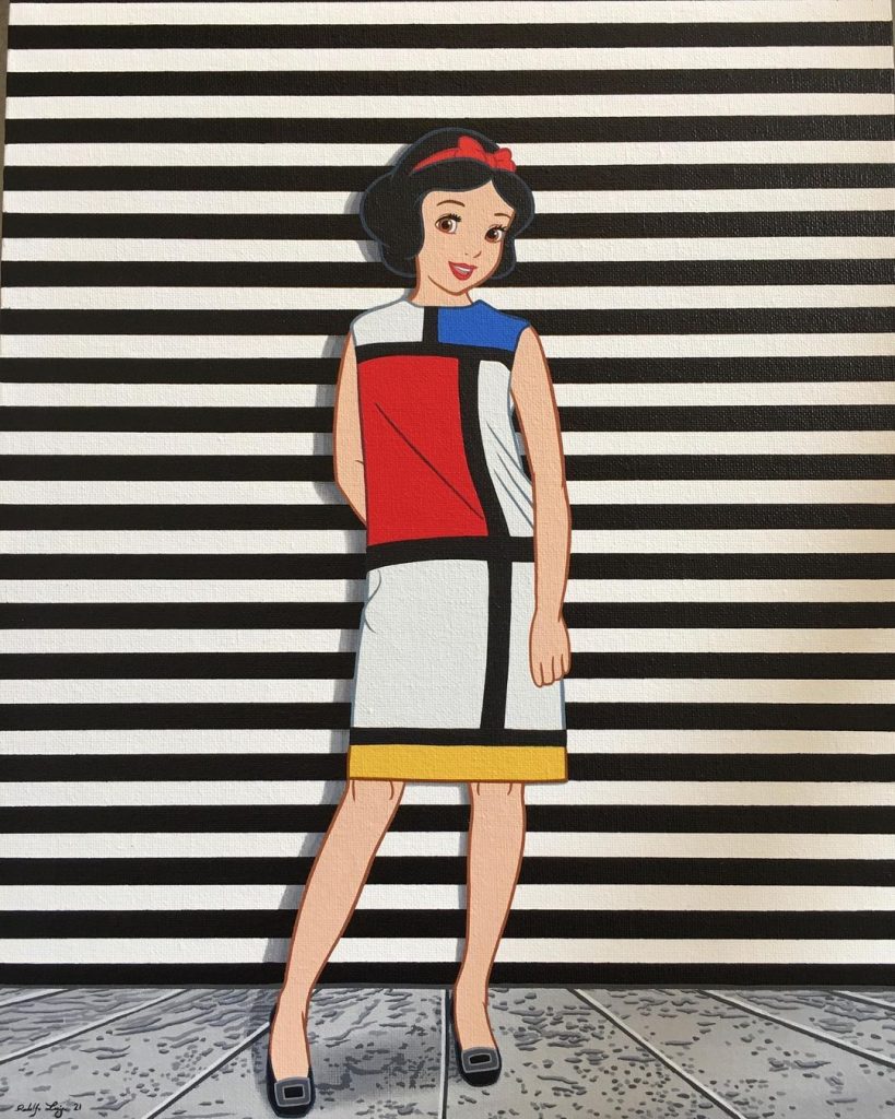 Blancanieves, ícono de moda de Mondrian según José Rodolfo Loaiza Ontiveros. 