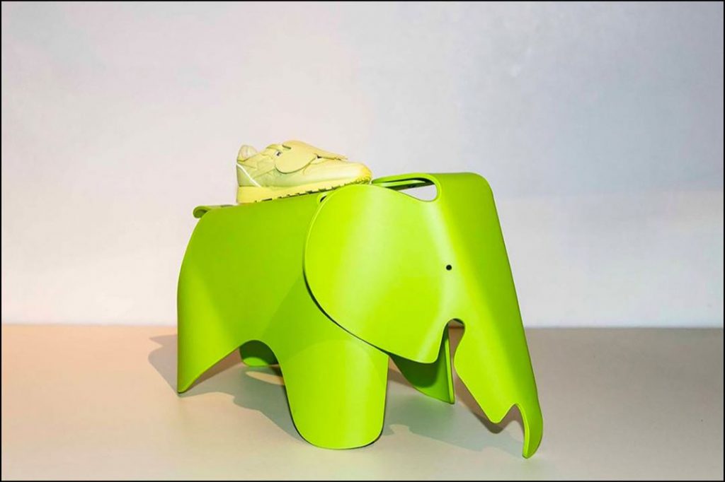 El “Elephant Pack” de Reebok en color lima. 
