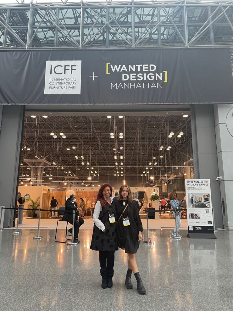 Mónica Cohen y Brenda Sabbagh en ICFF Wanted Design Manhattan. 