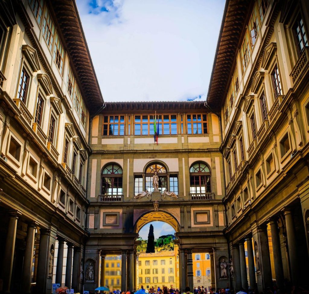 Galería de los Uffizi de Florencia. 