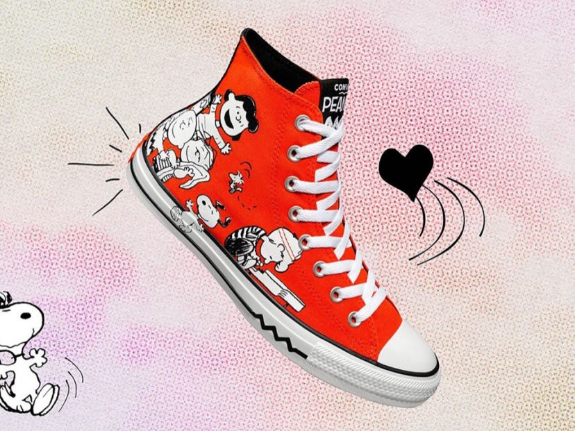  Y las zapatillas más animadas de   son… ¡las Converse de Snoopy! – PuroDiseño