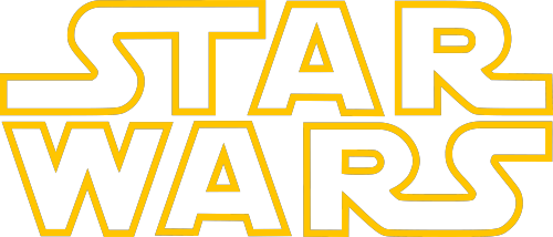 El logo de Star Wars. 
