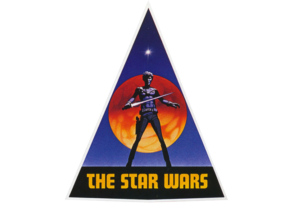 El primer logo de Star Wars, con la presencia de Han Solo.